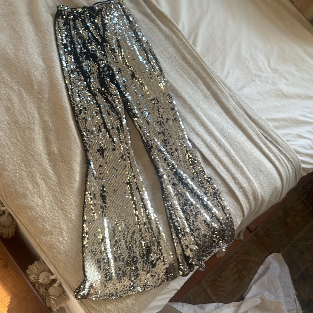 Discoball flare pants - size 6